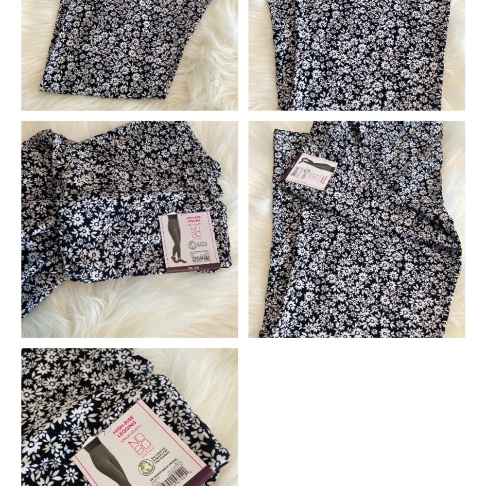 Cute Flower  High Rise Leggings size XXL